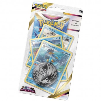 Pokémon Sword & Shield: Astral Radiance Swampert Premium Checklane kortų papildymas (anglų k.)